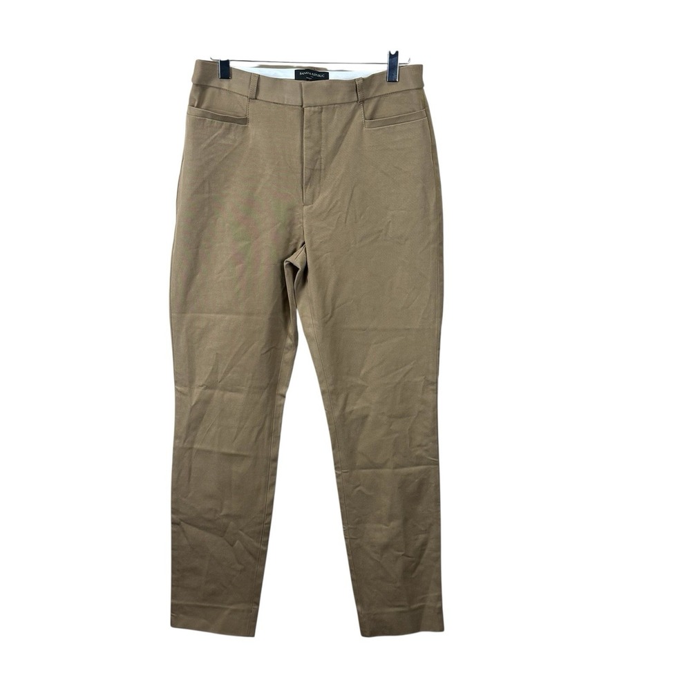 Banana Republic Women‎ High-Rise Sloan Pants Camel Brown Size 8 Stretch NWT